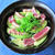 鮪の漬けとアボカド丼 トリュフソース添え