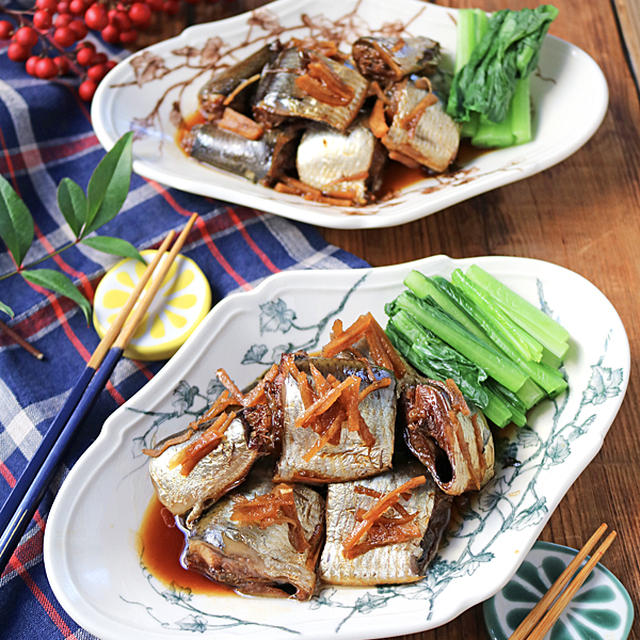 節分におすすめ♪骨ごと食べられるイワシの生姜煮！