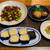 晩御飯が出来あがったところに・・・蛍烏賊と空豆のペペロン炒め♪・・♪