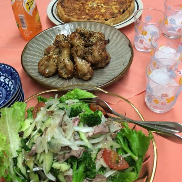ママんちで7人夕食と最後はやっぱり焼肉～連休に食べたもの⑦と⑧