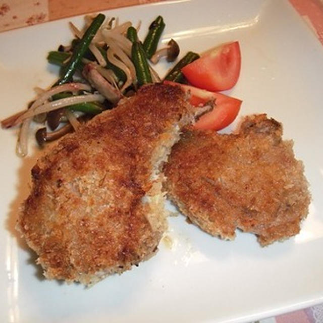 ラム肉のパン粉焼き