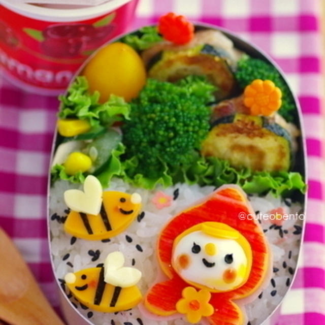 赤ずきんちゃんのキャラ弁