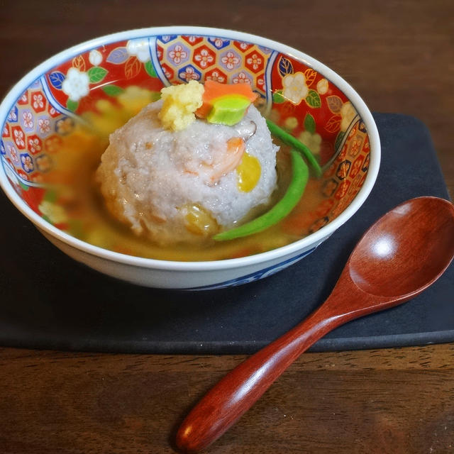 料亭の味わい！とろみあんかけ蓮根まんじゅう