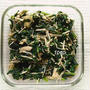 レンジで簡単！春菊とエノキ茸のナムル