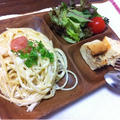 おうちカフェ！ゆで時間が待てないくらい簡単！明太クリームパスタ by SHIMAさん