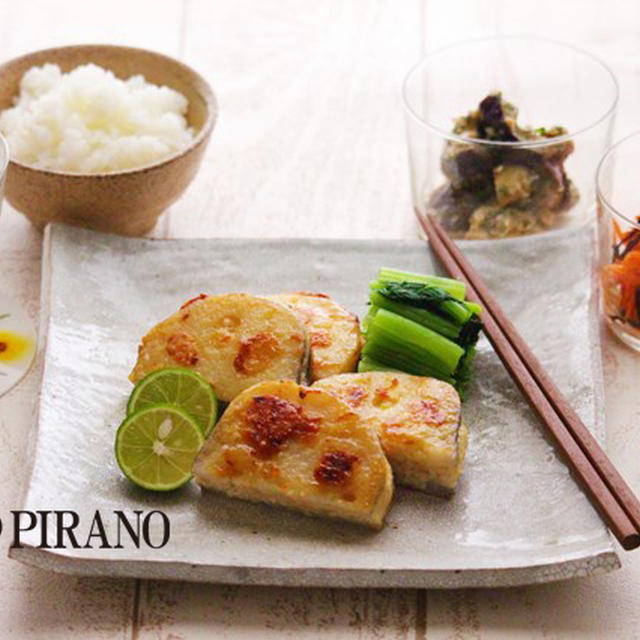 【551kcal】繊維たっぷり♪れんこんのはさみ焼き献立♪