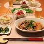 ストウブで『肉豆腐』の献立。