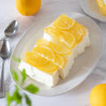 パウンド型で★はちみつレモンのレアチーズケーキ