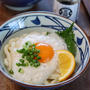 【うどん】中秋の名月に　お月見うどん