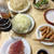 オクラのネバネバ蕎麦で晩酌