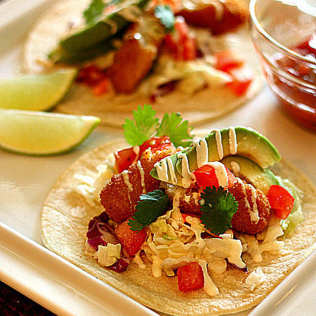 Fish Tacos with Coleslaw