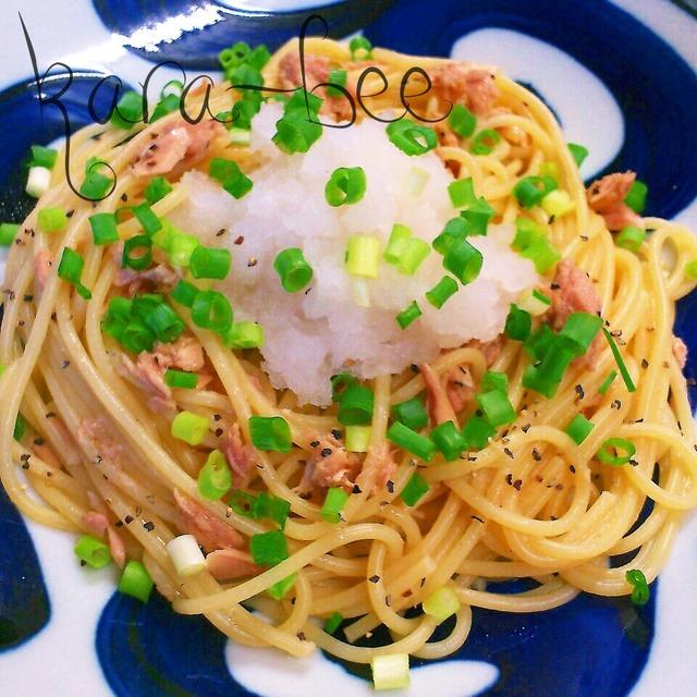 オイルソースで作る簡単絶品！冷製ツナおろしパスタ