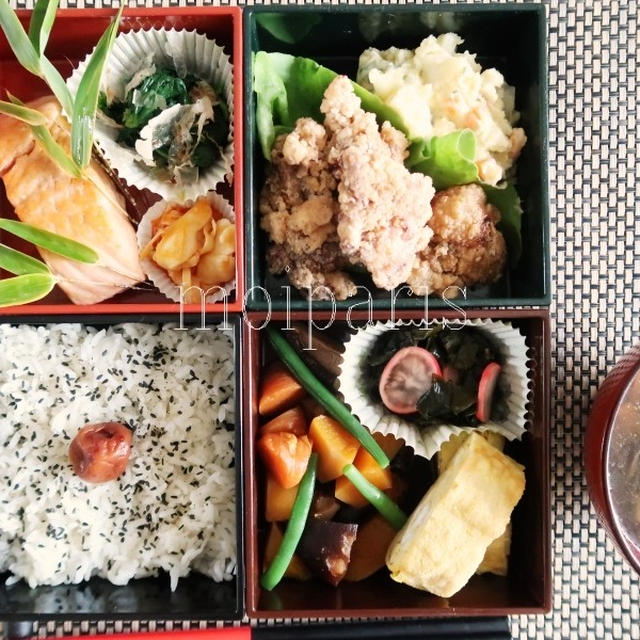 冬時間時差ボケ＆フランス食材で手作り幕ノ内弁当