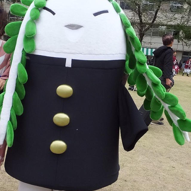 大魂君に会えたよ～東京農大～収穫祭(*^^*)
