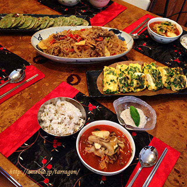 韓国料理教室と水切りヨーグルトとお麩のティラミスやあまおうのフロマージュ♪