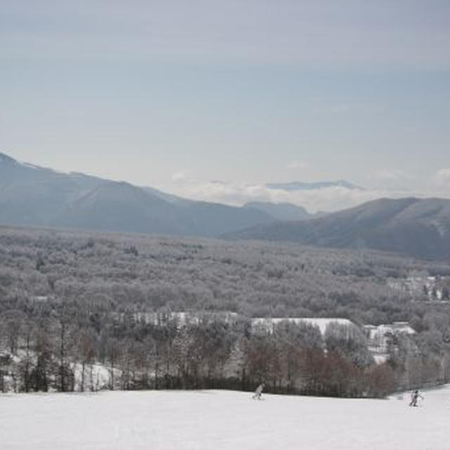 菅平高原にスキーに行ってきました