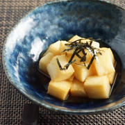 角切りがイチオシ！長芋のわさび醤油漬け
