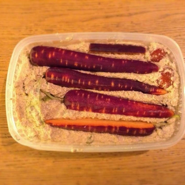 紫にんじんのお漬け物