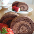 【手作りお菓子】シフォン生地で巻きやすいチョコロールケーキ by saza8225さん