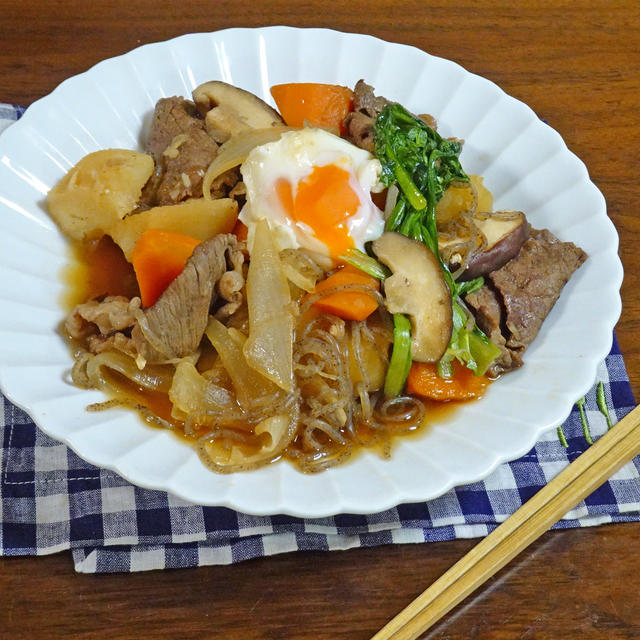 すき焼き風に味わう 絶品！甘辛 肉じゃが