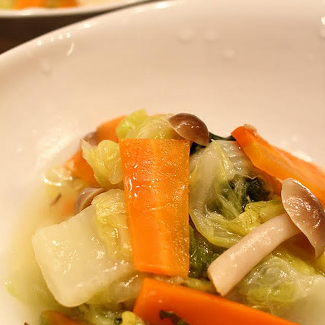 白菜の塩炒め