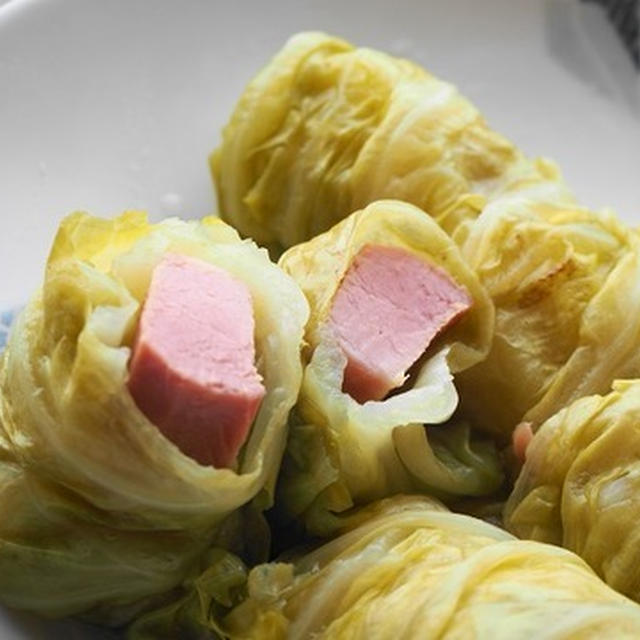 素晴らしい朝食完成！ミートローフのロールキャベツ