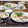 鶏の中華風ハム＊金ごまソース　ぽかぽか～