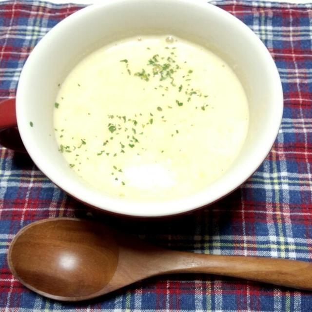 さつまいも入りｺｰﾝｽｰﾌﾟ　♪　女子校育ち