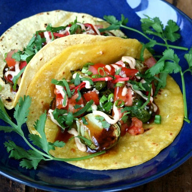 Roasted Brussels Sprouts Tacos芽キャベツタコス