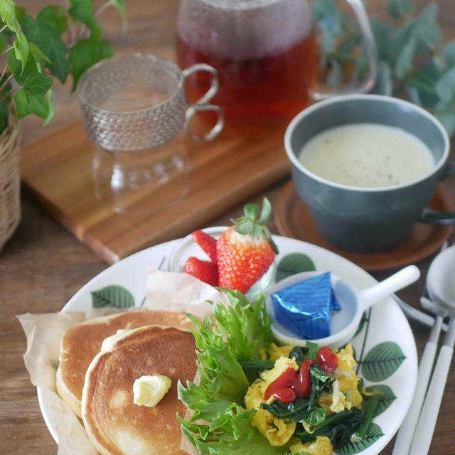 久しぶりに作った朝ごはん