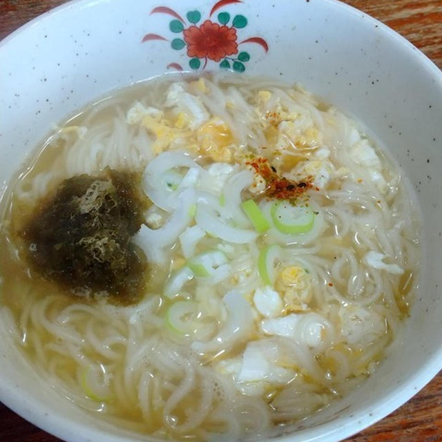 朝煮麺