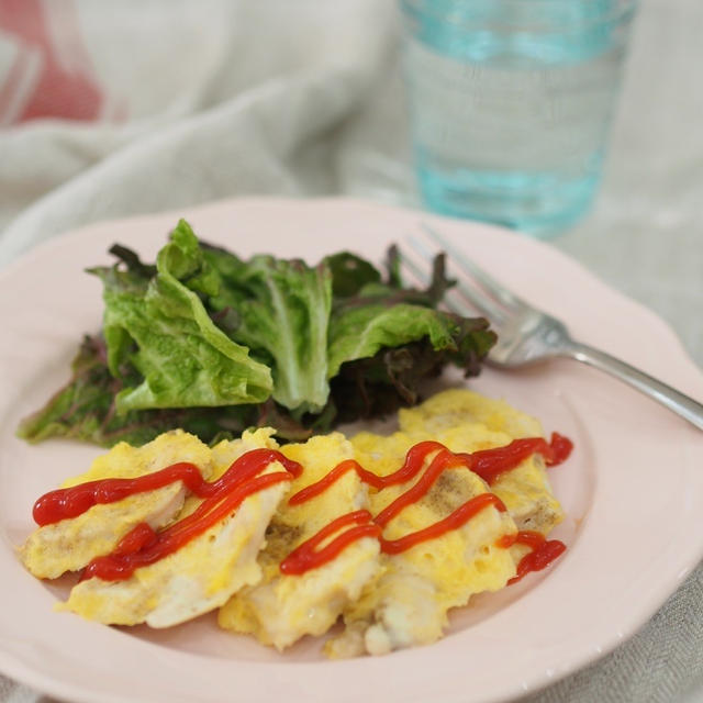 レンジで１発♡子供が喜ぶ♡鶏むね肉のふわふわチーズピカタ♡