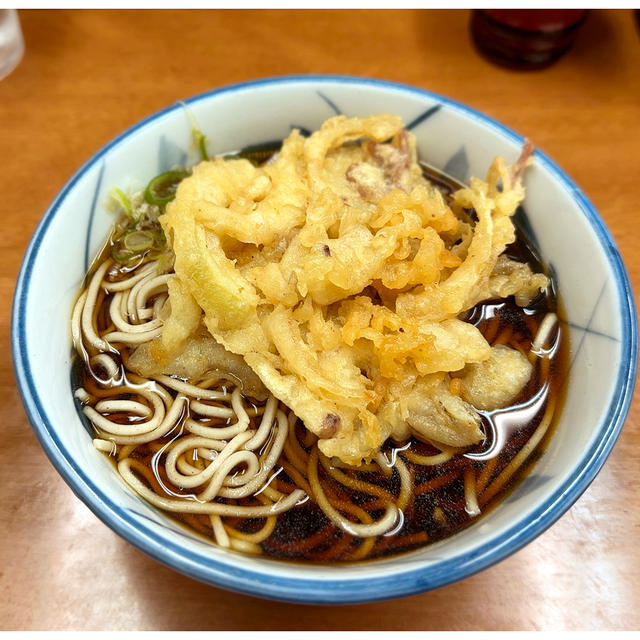 立ち蕎麦行脚「うさぎやのいかかき揚げそば」