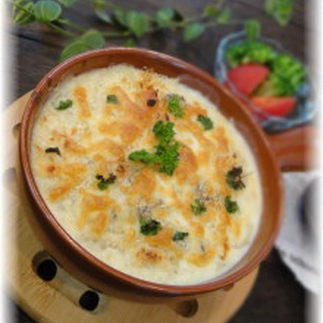 カフェ風☆うどんグラタンランチ(レシピ）