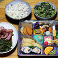 いただきものの福鮓さんのお弁当ほか。