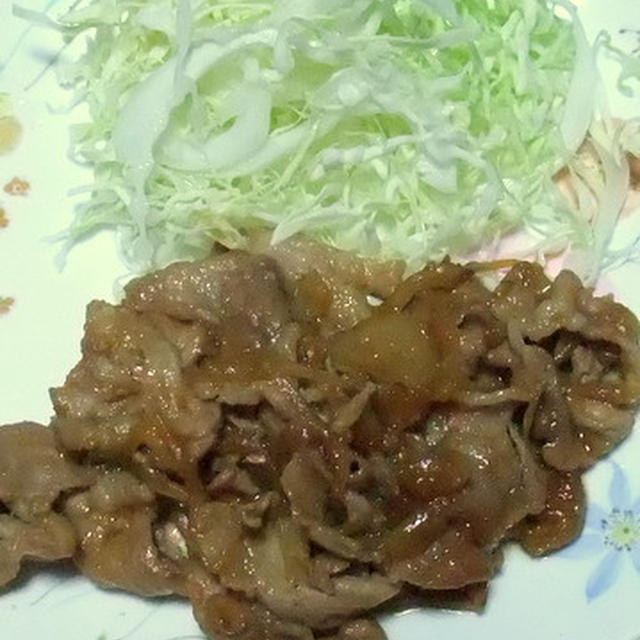 豚の生姜焼き