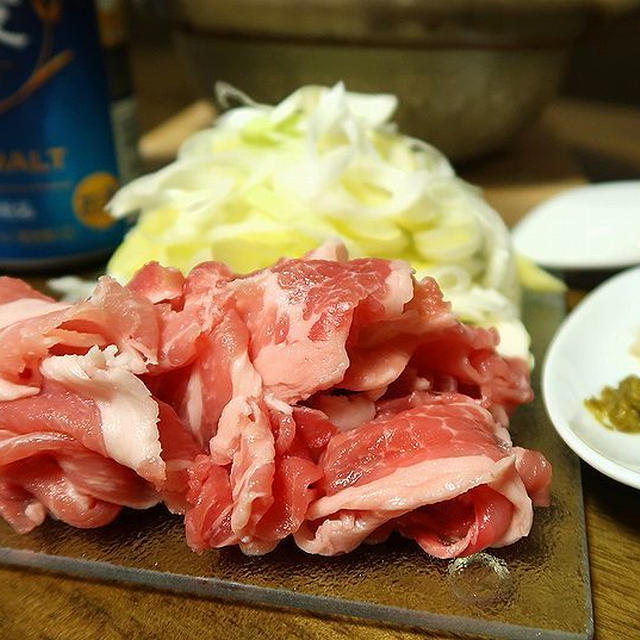 カンタンおつまみレシピ　【ねぎ豚塩しゃぶ】