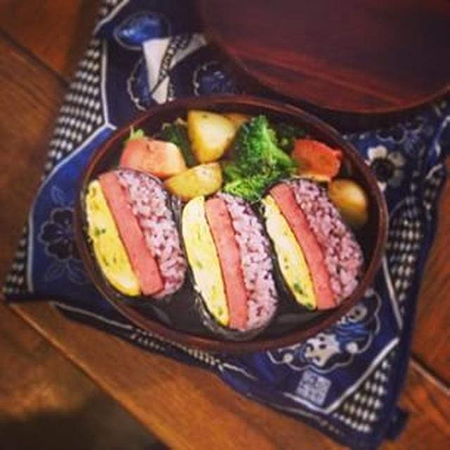 スパムおにぎり弁当
