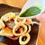 Calamari fritti con salsa di basilico イカのフリット・バジルソース添え
