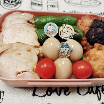 鶏チャーシューとつくね弁当【のっけ弁当】  #平日お昼ご飯はお弁当or外食