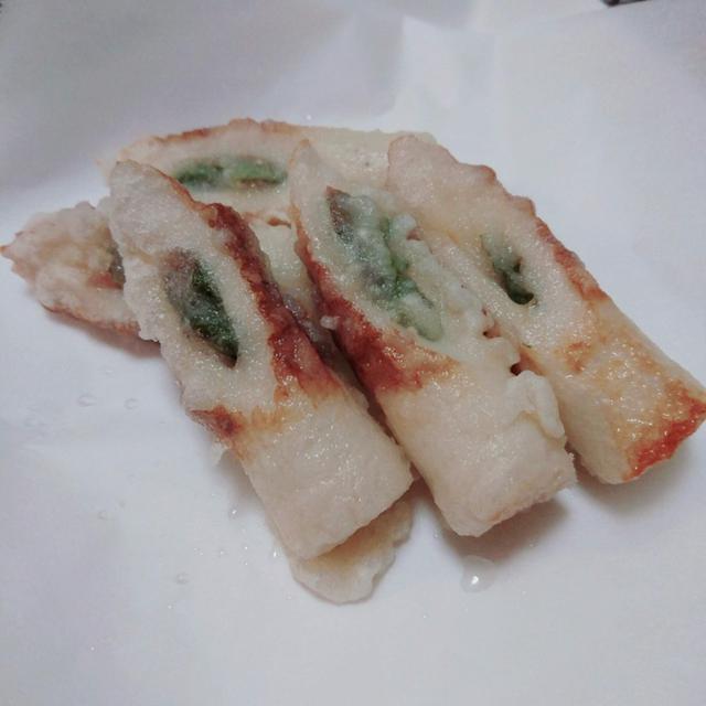 ちくわの梅しそ揚げ