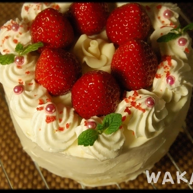 簡単■ケーキのデコレーションのコツ■ヽ(o・ω・o)ノ