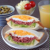 口当たり滑らか「シュレッドビーフのふんわりホットサンド」