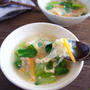 具だくさん♪小松菜と卵の春雨スープ＊子どもに人気の簡単スープ
