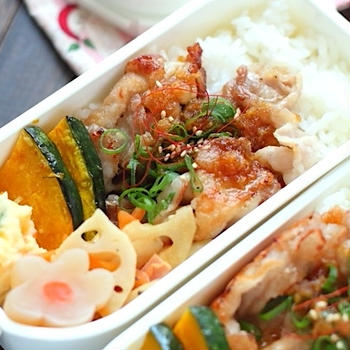 豚薄切りで簡単に作る！【よだれ豚】のっけ弁