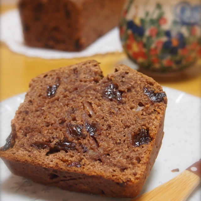 酵素フルーツパウンドケーキ第2弾☆カカオ風味〜