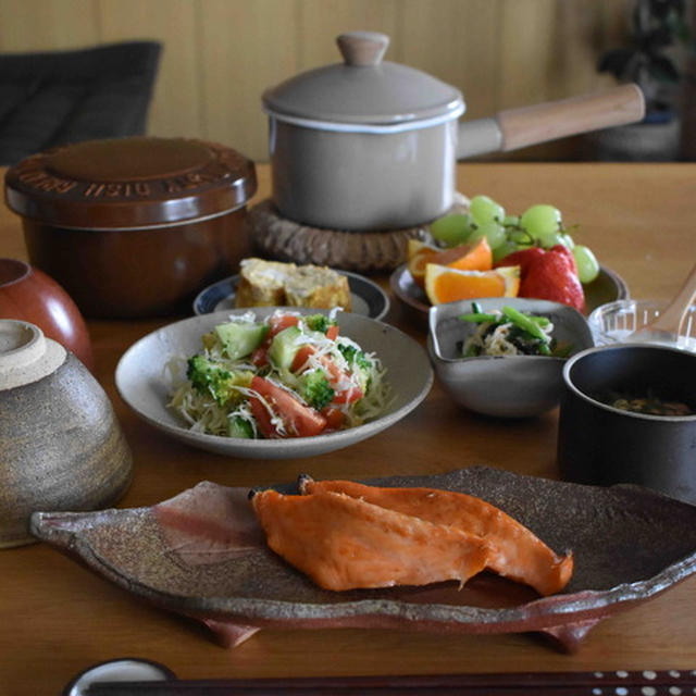 リセット朝ごはんと我慢した晩ごはん