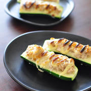 ズッキーニは生で食べるのが好き【ズッキーニのナムル】と【ズッキーニのツナマヨグリル】と昨日の晩ごはんも