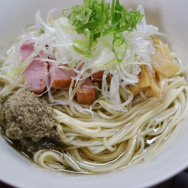 名古屋コーチンの鶏油ニボそば＠自作ラーメン