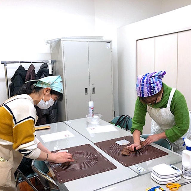 [開催報告]JEUGIAカルチャーなんばパークス様＠ふっわふわ！フライパンでバレンタインパン作り